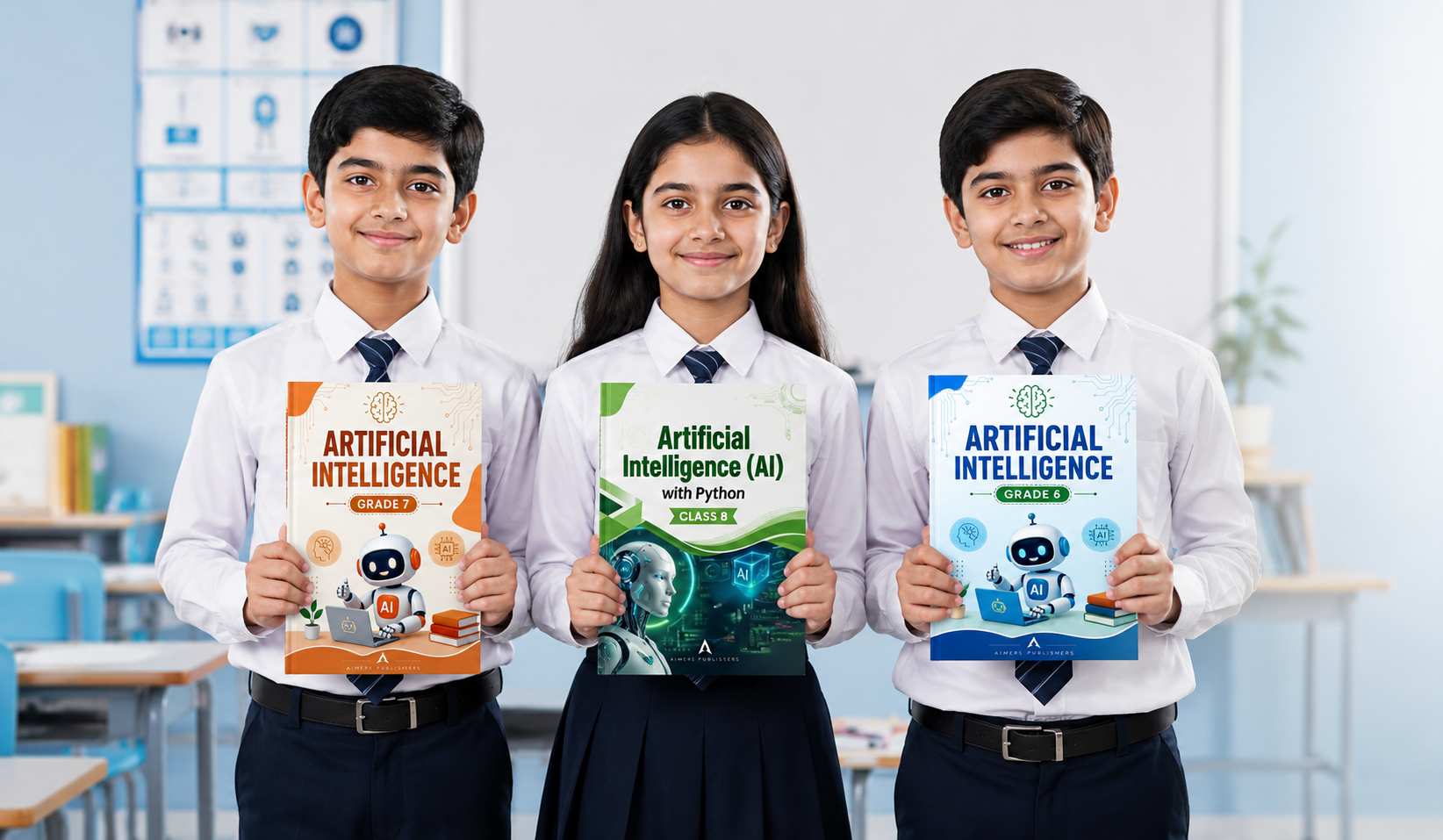 AI Educational Books & Classroom