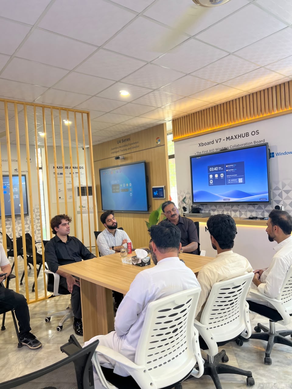 AIMERS meeting with Brigadier Anjum Saeed in Islamabad