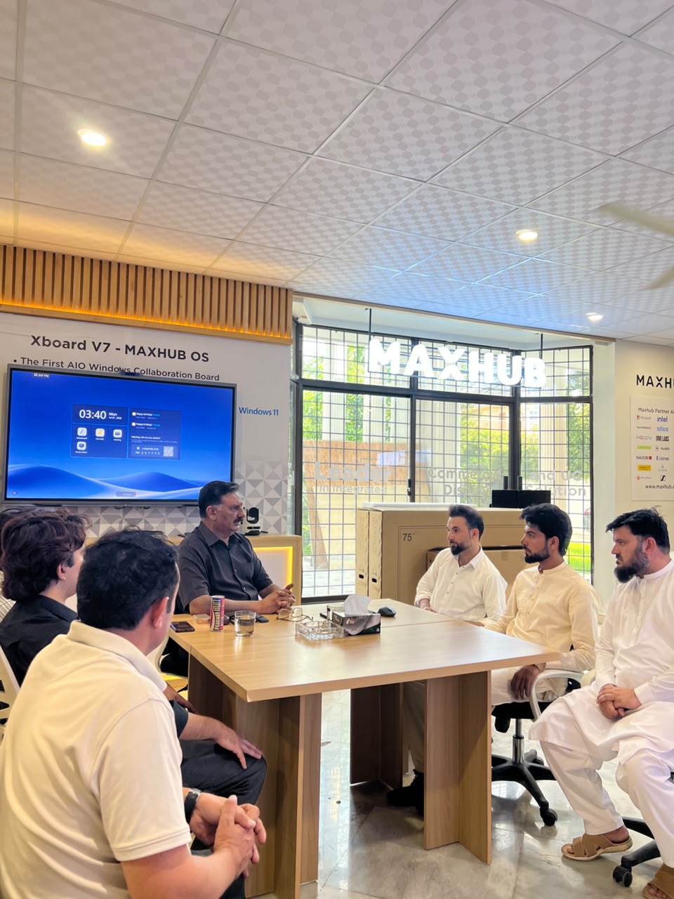 AIMERS meeting with Brigadier Anjum Saeed